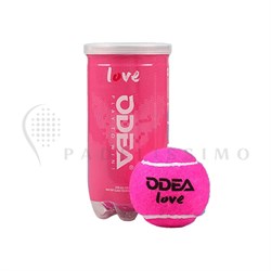 Мячи для падел ODEA Love розовые (банка 2 мяча) pdl095