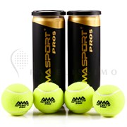 Мячи для падел AMA Sport ProS (банка 3 мяча) pdl040