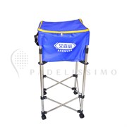 Корзина для мячей для тенниса/падела синяя pdl089