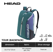 Рюкзак для падел тенниса Head фиолетово-бирюзовый pdl187